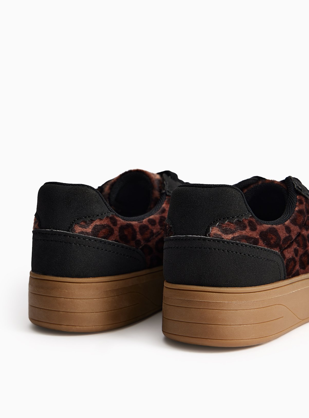 Leopard Print Lace-Up Trainers 6 - Image 4 thumbnail